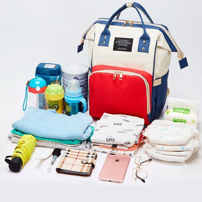 Mochila Maternidade Multifuncional Bele Rose - Elegância e Conveniência
