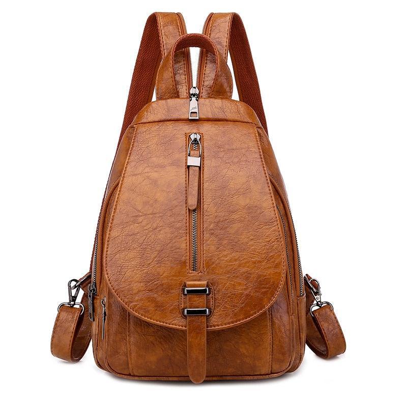 Mochila Luxo Sofia - Sofisticação em Couro Sintético